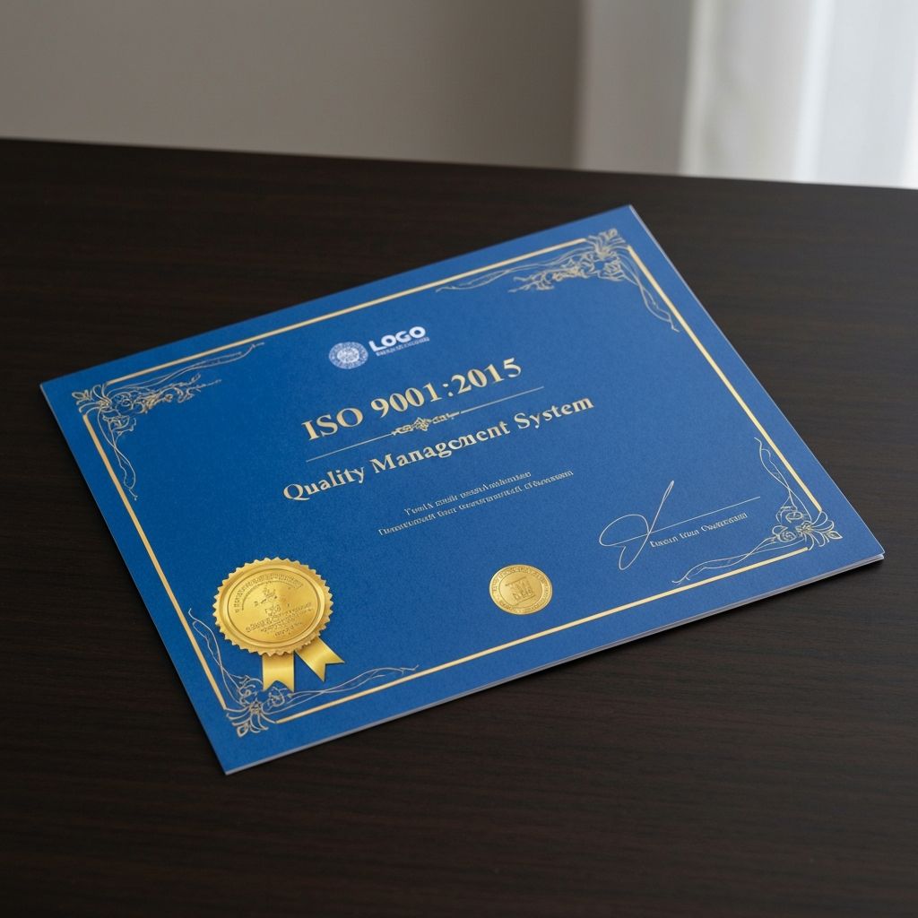 ISO 9001:2015 Certificate