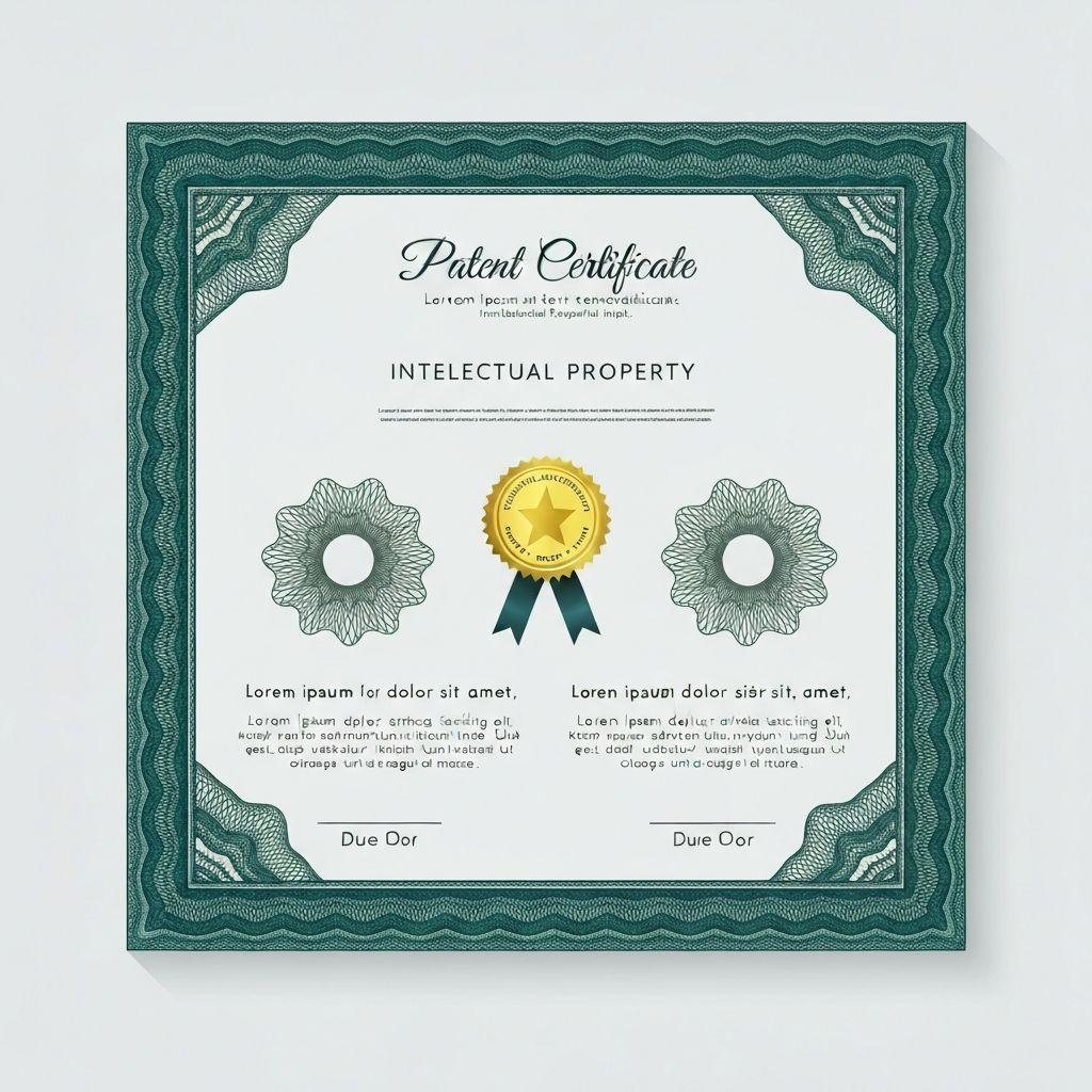 IP Patents Certificate